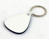 Water Drops Shape Keychain Sublimation MDF Wholesale Keychain