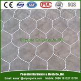 Double Twist PVC Galfan Galvanized Coated Hexagonal Wire Mesh Gabion