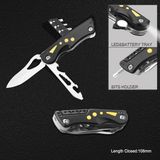 Multi Function Pocket Knife with LED Flashlight (#6209AM)