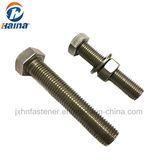 1/2-13 3/8-16 5/8-11 High Strength Stainless Steel SS304 SS316 Half/Full Thread Hex Head Cap Screw Hardware