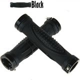 Double Lock Universal Rubber Handle/Handlebar Grips for Mountain Bike