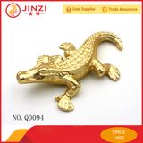 Factory Making Metal Die-Casting Lizard Crocodile Sculpture Hardware