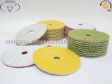 White Polishing Pad Dry Use Diamond Tool