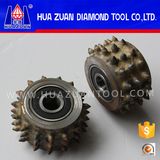 45mm Diamond Bush Hammer Tool with 45 Roller Bits