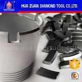 Roof Type Diamond Core Drill Bit Segment