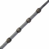 10.5X6.0mm 37bpm Limestone Block Squaring Diamond Wire Saw