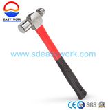 Forged Carbon Steel Ball Pein Hammer with, High-Strength, Lightweight Fiberglass Shaft