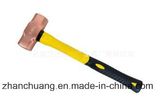 Copper Non Sparking Sledge Hammer with Fiber Handle