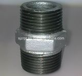 Galvanized Malleable Iron Pipe Fitting Hexagon Equal Nipple