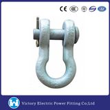 Galvanizedchain Shackle for Pole Line Hardware (E1202)