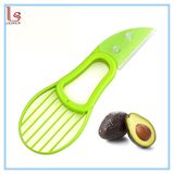 3in1 Avocado Shea Butter Fruit Plastic Slicer Cutter Knife