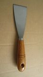 Putty Knife with Wooden Handle