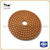 Sharpness Good Gloss Type 4 Inch 100 Diamond Polishing Pad Diamond Abrasive Tool for Stones.