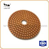 Sharpness Good Gloss Type 4 Inch 100 Diamond Polishing Pad Diamond Abrasive Tool for Stones.