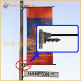 Outdoor Advertising Street Light Pole Banner Bracket