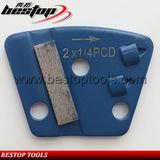 Concrete Diamond PCD Trapezoid Grinding Shoe with Bar Segment