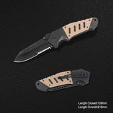 Folding Knife with G10 Handle (#3944)