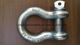 China Manufacturer Us Type Drop Forged Bow Shackle Marine Hardware