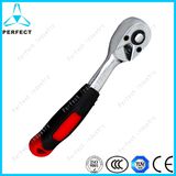 Anti-Slip Rubber Bent Handle Quick Release Ratchet Wrench