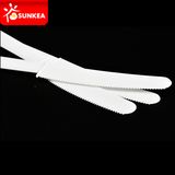 Disposable Restaurant White Plastic Knife