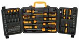 60PCS Hand Tool Set Mechanic Tool Kit Screwdrivers Sockets Bits Combination