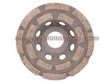 Silver Brazed Double Row Cup Wheel