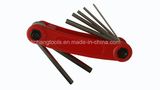 Hand Tool Hex Key Wrench Folding 7 PCS Sets