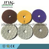 4 Inch Diamond Resin 3 Step Polishing Pads for Granite