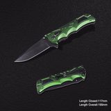 Folding Knife with Anodized Aluminum Handle (#3806)