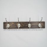 High-Grade Beautiful Clothes Hook Wooden & Metal Board Hook (ZH-7008)