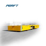 Large Table Power Driven Rail Flat Wagon Electric Transport Cart