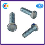 DIN/ANSI/BS/JIS Carbon-Steel/Stainless-Steel Hexagon Flange Machinery Industrial Fasteners Screws for Bridge