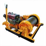 Diesel Engine Driven Power Hoist Winch Heavy Duty