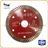 Red Sintered D114*12h*2.0t*20mm Diamond Saw Blade for Stone Material Cutting