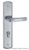 (KTG-8508-011) Satin Finish Hollow Stainless Steel Door Handle on Plate