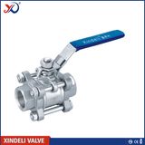 3PC NPT Stainless Steel Thread Ball Valve