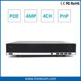 4CH 4MP Home Alarm Security Poe NVR