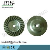 100mm Aluminum Matrix Diamond Cup Wheel for Granite Grinding