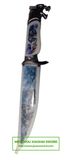 Fantasy Knife Wolf Head Hunting Knife 9512074