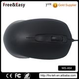 Black Custom Logo Desktop Laptop 3D Wired Optical Mouse