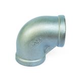 Stainless Steel Pipe Fitting SS304 BSPT NPT Thread Screw 90 Elbow 1/2inch