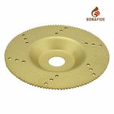 Dish Type Vacuum Brazed Diamond Grinding Wheel with Tooth