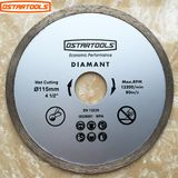 Diamond Rim Continous Saw Blade for Wet Cutting Circular Diamond Saw Blades