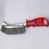 Stainless Steel Plastic Handle Knife Brush (YY-069)