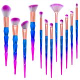 New Arrival 12PCS Diamond Shape Foundation Makeup Brush