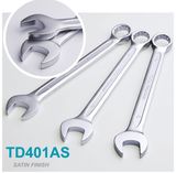 Td401as Hot Forged Chrome Vanadium European Type Household Car Repair Tool Combination Wrench