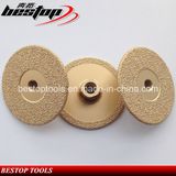 D100mm M14 Threaded Brazed Vanity Diamond Grinding Wheels