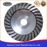 125mm Turbo Cup Wheel with Aluminium Core for Stone Grinding