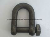 China Manufacturer Rigging Hardware Us Type Trawling Black Dee Type Shackle