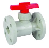 Pph Flange Ball Valve with Good Quality and Cheap Price
